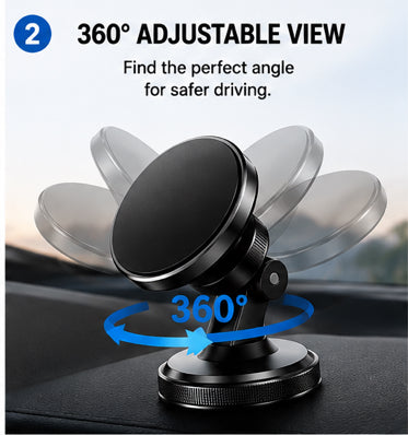 360° Magnetic Car Phone Holder