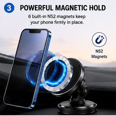 360° Magnetic Car Phone Holder