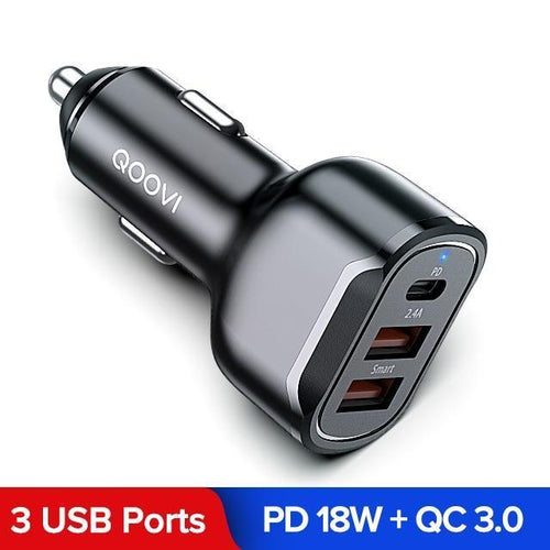 VELORA30W Fast Car Charger – USB+USB+C