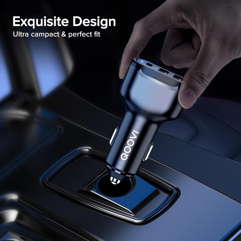 VELORA30W Fast Car Charger – USB+USB+C